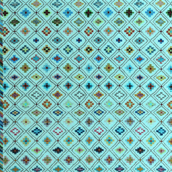 Machine Washable Abstract Light Blue Modern Rug, wshabs4640lblu