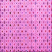 Square Machine Washable Abstract Pink Modern Rug, wshabs4640pnk