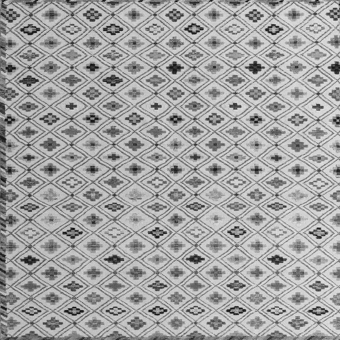 Square Machine Washable Abstract Gray Modern Rug, wshabs4640gry