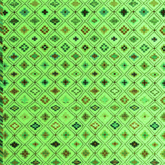 Machine Washable Abstract Green Modern Area Rugs, wshabs4640grn