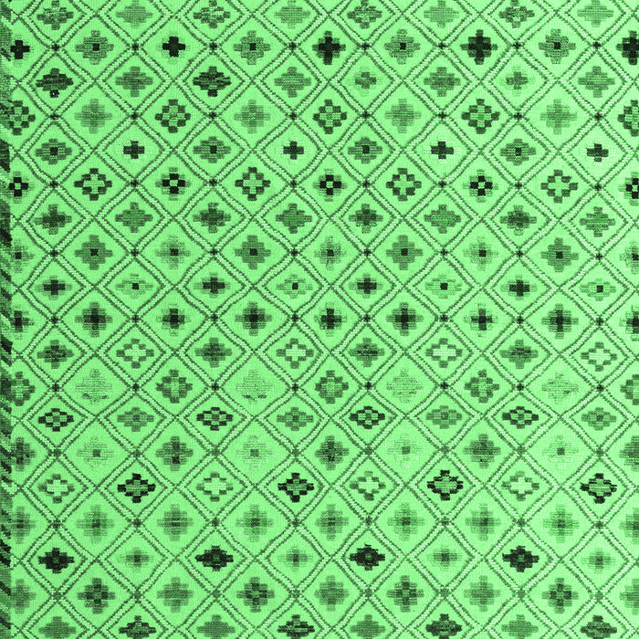 Machine Washable Abstract Emerald Green Modern Area Rugs, wshabs4640emgrn