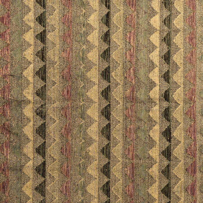 Square Abstract Brown Modern Rug, abs4641brn