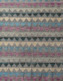 Machine Washable Abstract Dark Gray Rug, wshabs4641