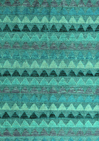 Abstract Turquoise Modern Rug, abs4641turq