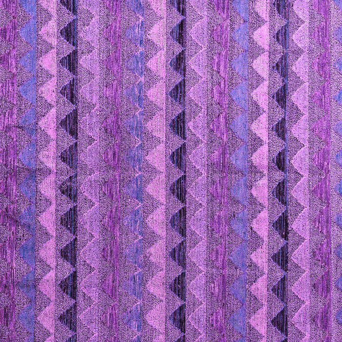 Square Abstract Purple Modern Rug, abs4641pur