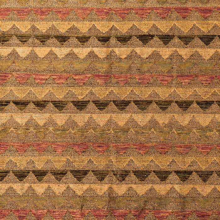 Square Abstract Orange Modern Rug, abs4641org