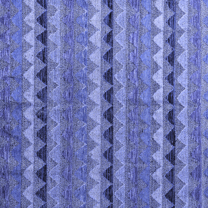 Square Abstract Blue Modern Rug, abs4641blu