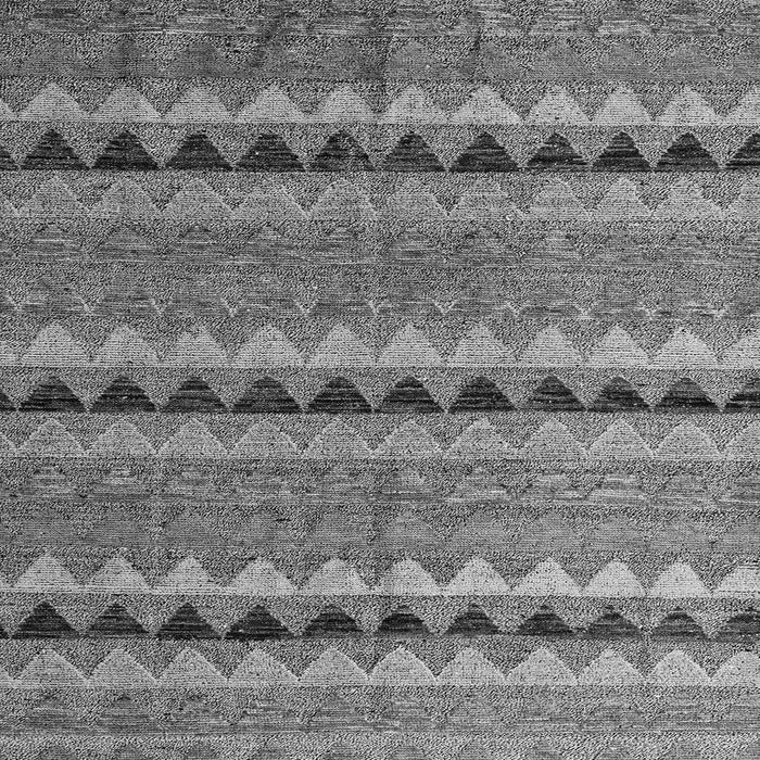 Square Abstract Gray Modern Rug, abs4641gry