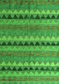 Abstract Green Modern Rug, abs4641grn