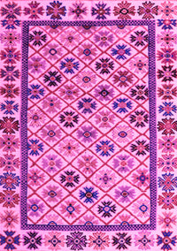 Abstract Pink Modern Rug, abs4642pnk