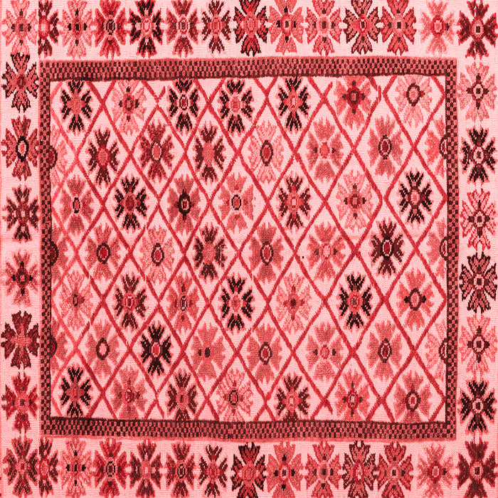 Machine Washable Abstract Red Modern Rug, wshabs4642red