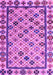 Machine Washable Abstract Purple Modern Area Rugs, wshabs4642pur