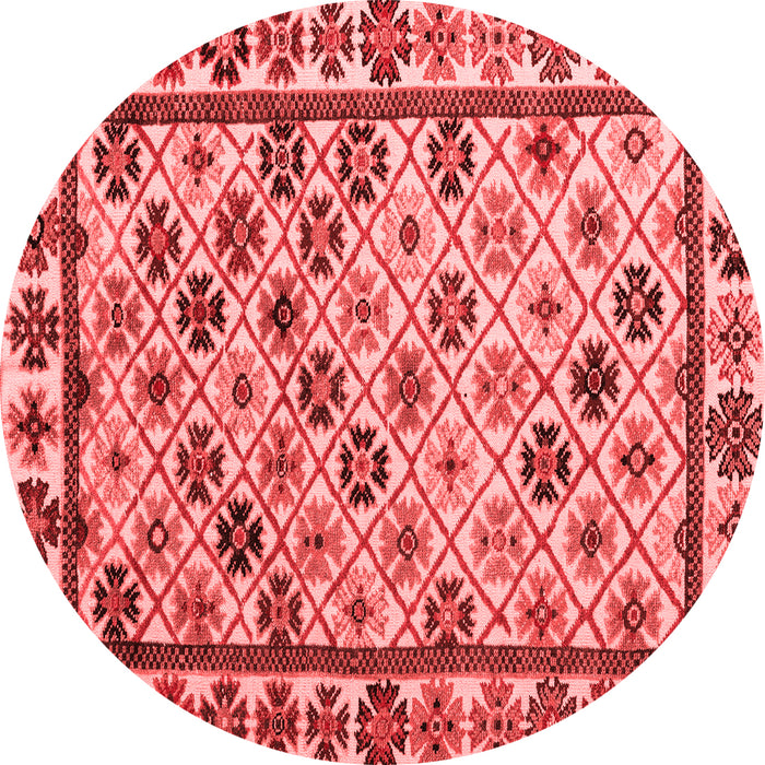 Abstract Red Modern Rug, abs4642red