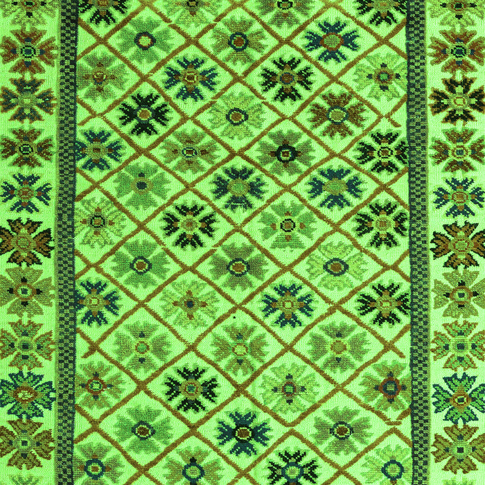 Machine Washable Abstract Green Modern Area Rugs, wshabs4642grn