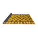 Sideview of Abstract Yellow Modern Rug, abs4642yw