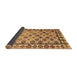 Sideview of Abstract Brown Modern Rug, abs4642brn