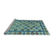 Sideview of Machine Washable Abstract Light Blue Modern Rug, wshabs4642lblu