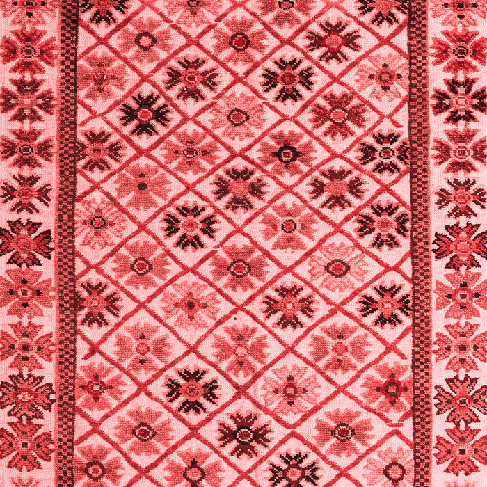 Machine Washable Abstract Red Modern Rug, wshabs4642red