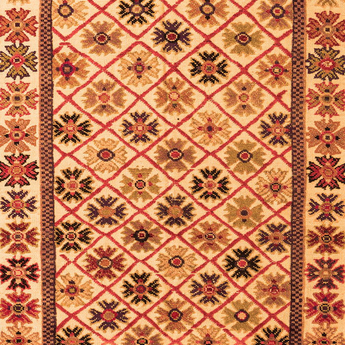 Machine Washable Abstract Orange Modern Area Rugs, wshabs4642org