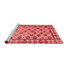 Modern Red Washable Rugs