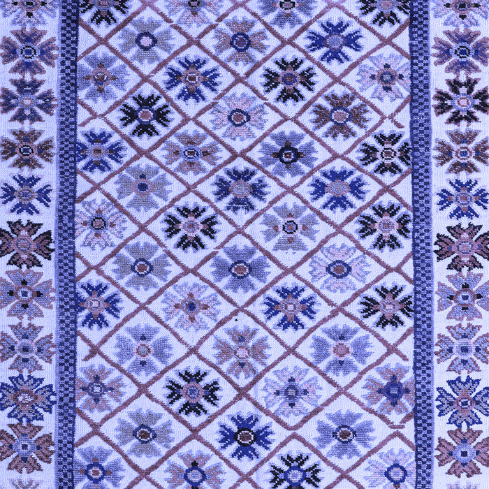 Machine Washable Abstract Blue Modern Rug, wshabs4642blu