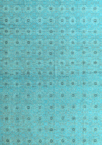 Abstract Light Blue Modern Rug, abs4643lblu