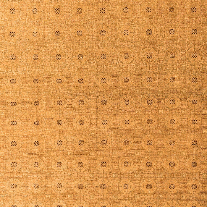 Abstract Orange Modern Rug, abs4643org