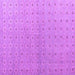 Square Machine Washable Abstract Purple Modern Area Rugs, wshabs4643pur