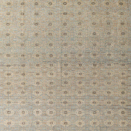 Square Abstract Tan Brown Modern Rug, abs4643