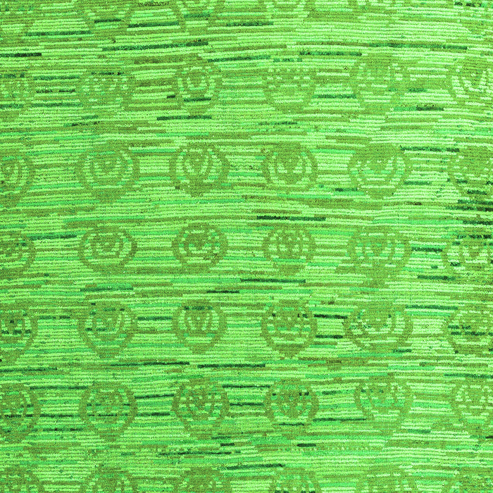 Machine Washable Abstract Green Modern Area Rugs, wshabs4644grn