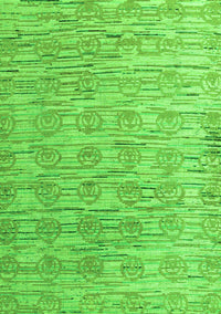 Abstract Green Modern Rug, abs4644grn