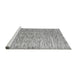 Sideview of Machine Washable Abstract Gray Modern Rug, wshabs4644gry