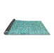 Sideview of Abstract Light Blue Modern Rug, abs4644lblu