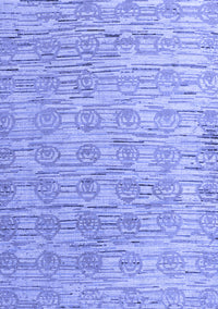 Abstract Blue Modern Rug, abs4644blu