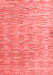 Abstract Red Modern Area Rugs