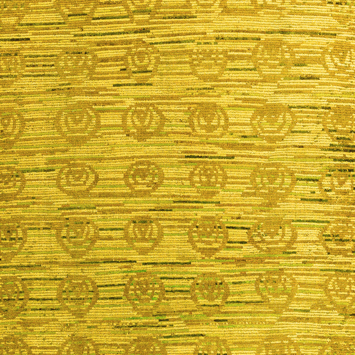 Machine Washable Abstract Yellow Modern Rug, wshabs4644yw