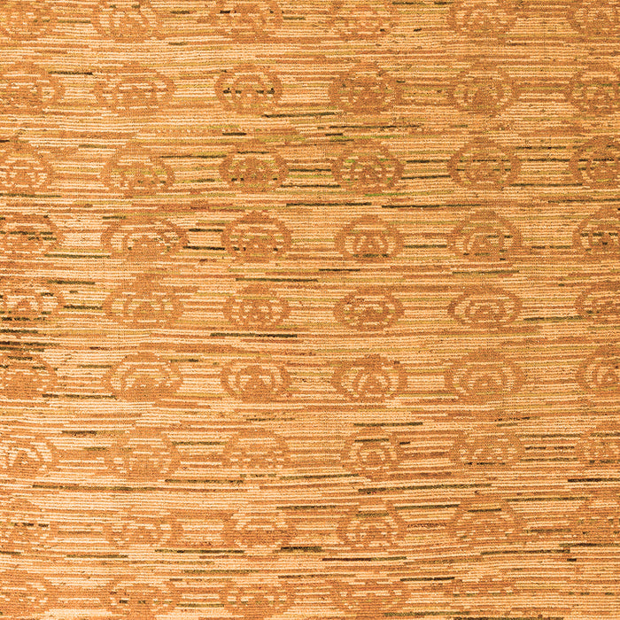 Square Abstract Orange Modern Rug, abs4644org