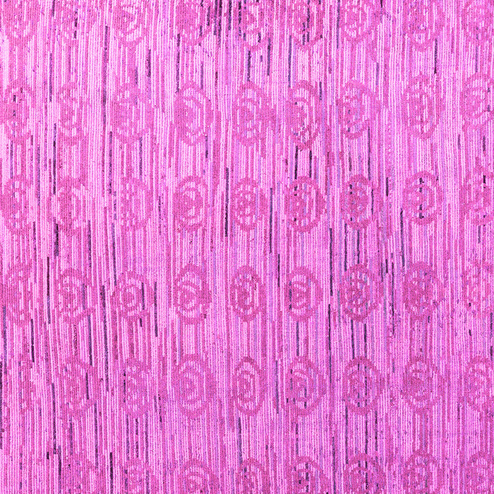 Square Machine Washable Abstract Pink Modern Rug, wshabs4644pnk