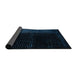 Sideview of Abstract Black Modern Rug, abs4645