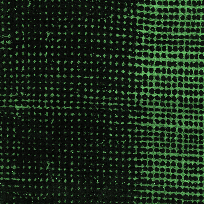 Abstract Emerald Green Modern Rug, abs4645emgrn