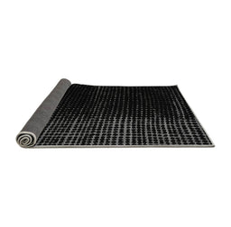 Sideview of Abstract Gray Modern Rug, abs4645gry