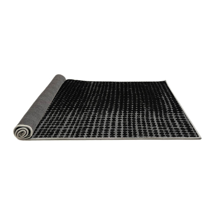 Sideview of Abstract Gray Modern Rug, abs4645gry