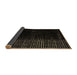 Sideview of Abstract Brown Modern Rug, abs4645brn