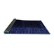 Sideview of Abstract Blue Modern Rug, abs4645blu