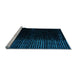 Sideview of Machine Washable Abstract Light Blue Modern Rug, wshabs4645lblu