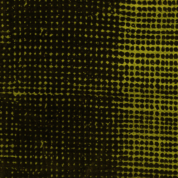 Abstract Yellow Modern Rug, abs4645yw