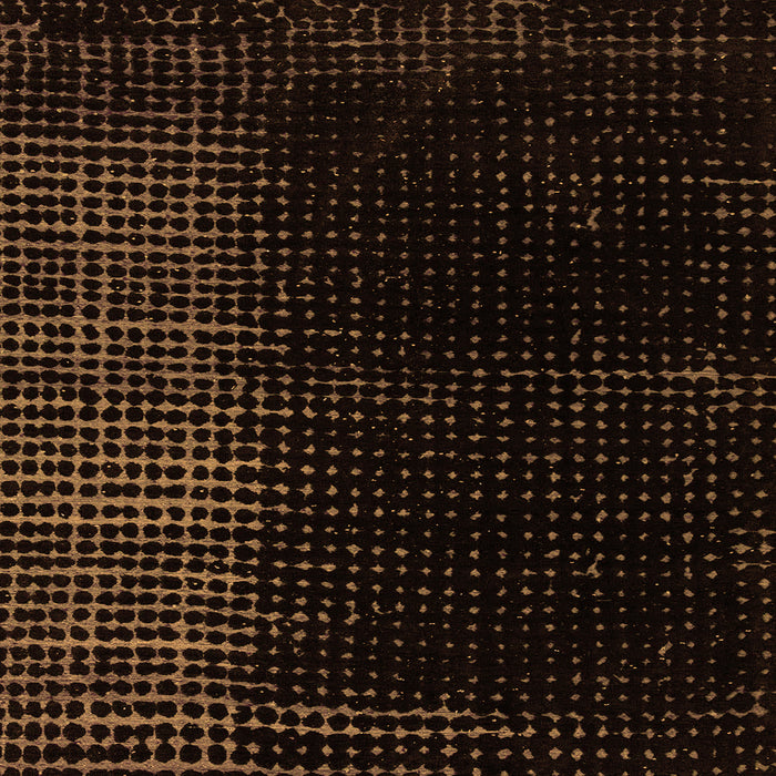 Square Machine Washable Abstract Orange Modern Area Rugs, wshabs4645org