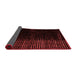 Abstract Red Modern Area Rugs