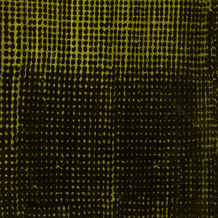 Square Abstract Yellow Modern Rug, abs4645yw