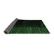 Sideview of Abstract Emerald Green Modern Rug, abs4645emgrn